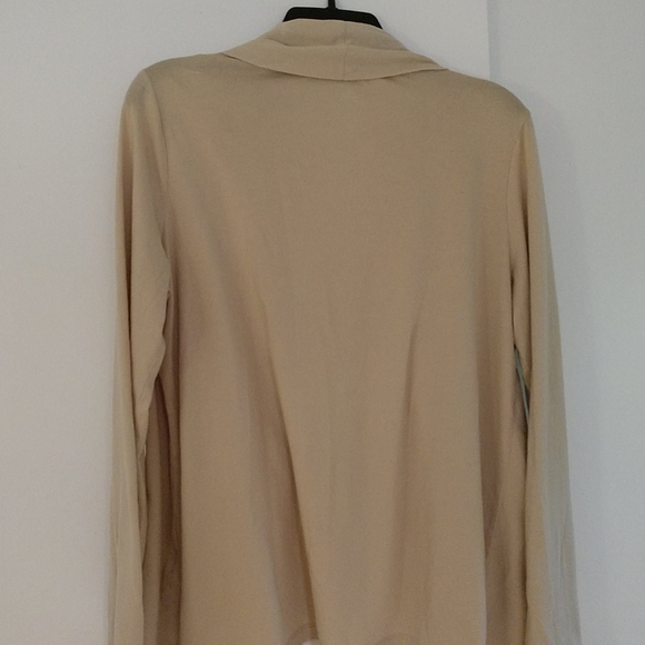 Land's End Open Cotton Cardigan (M) - Picture 5 of 5